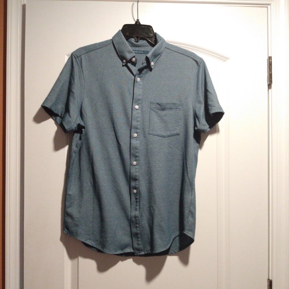 Perry Ellis Slate Blue Men's Polo